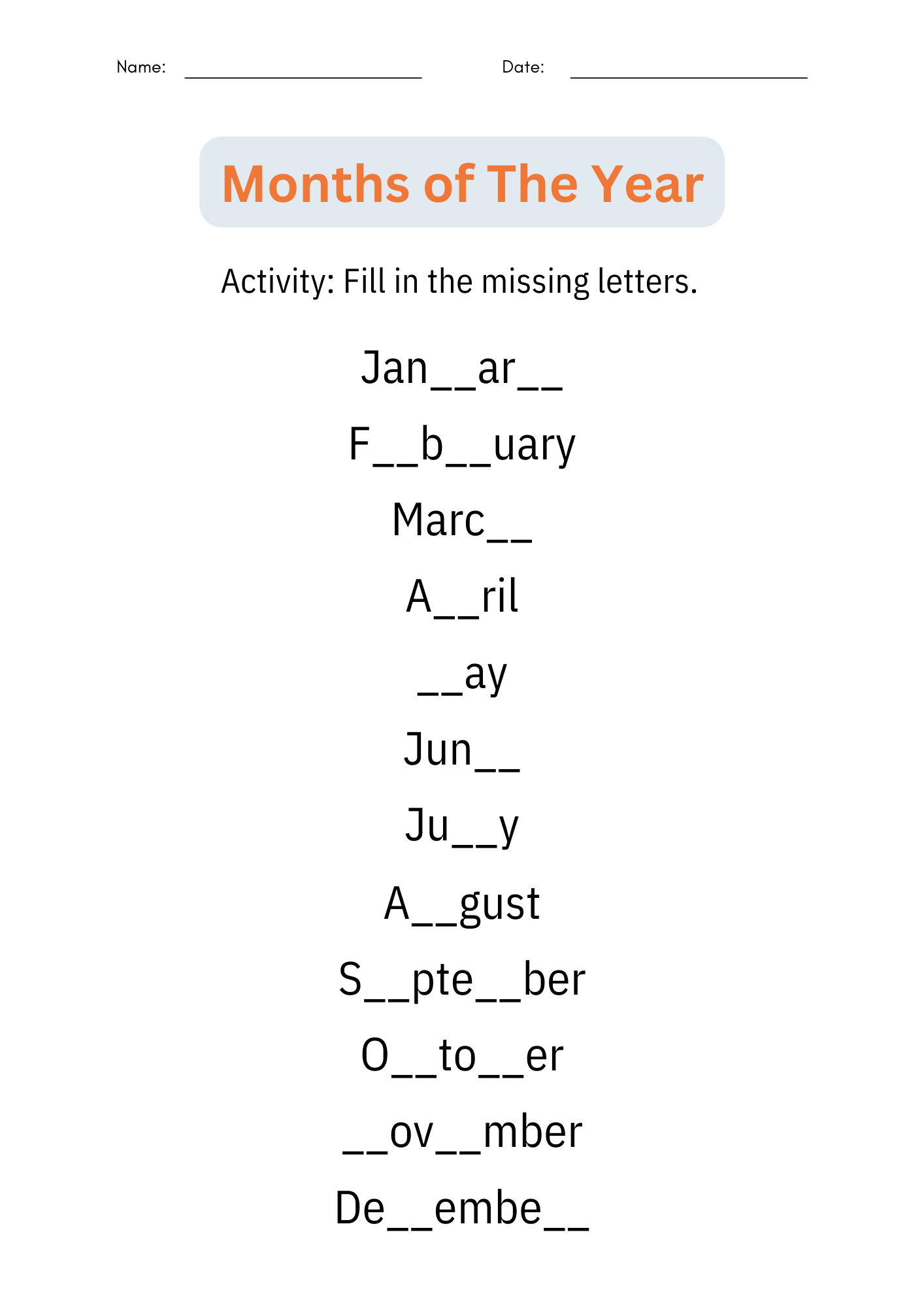 Printable Months Of The Year Worksheet Month Sequencing Activities For Grade 1 Made By Teachers Printable Months Of The Year Worksheet Month Sequencing Activities For Grade 1 Made By Teachers