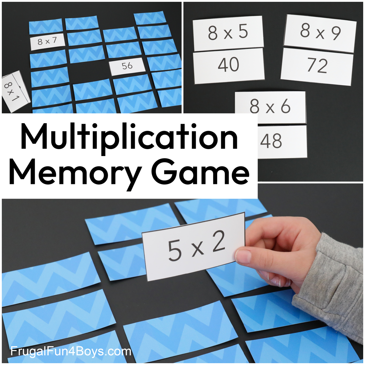 Multiplication Games Printable Pack 10 Games For Learning Times Tables