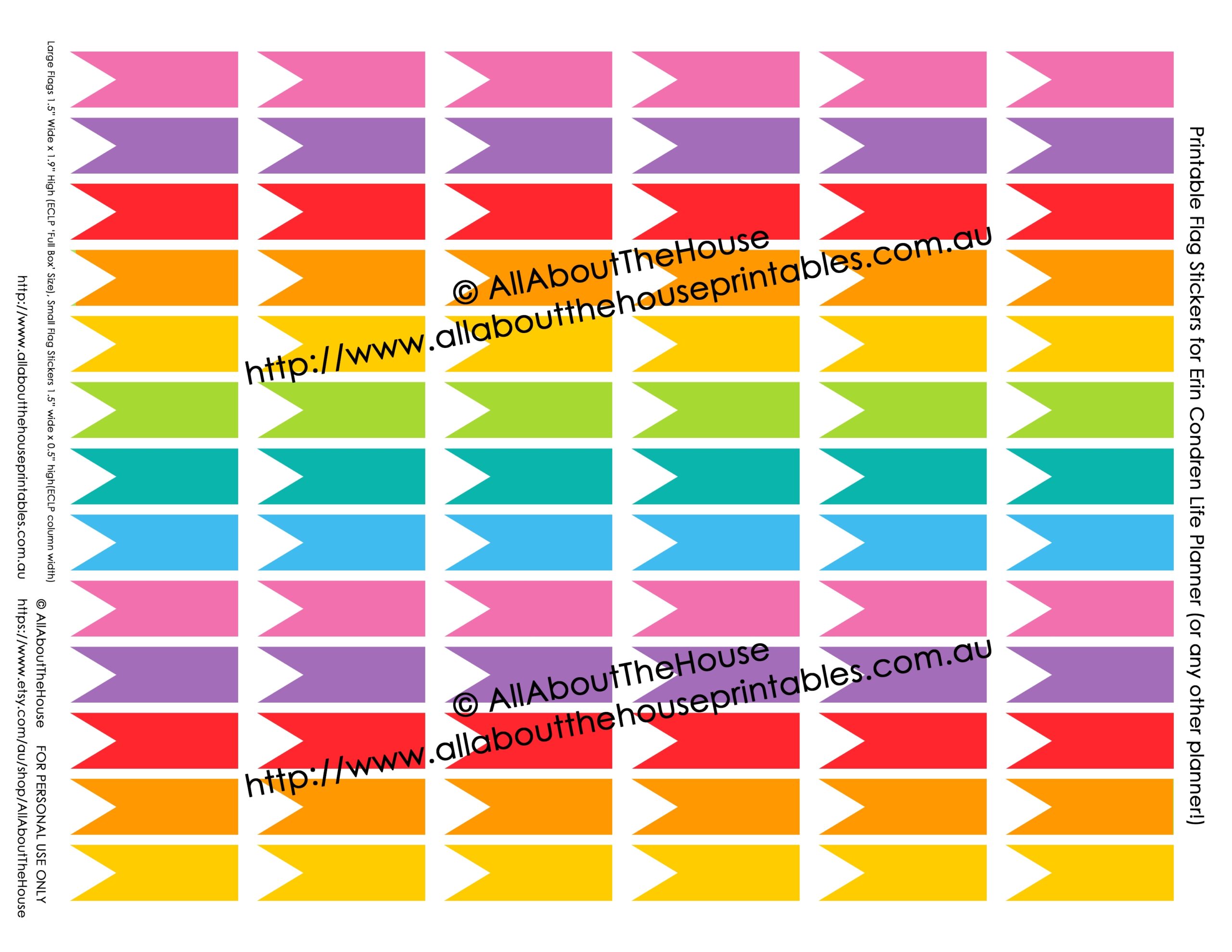 Printable Rainbow Calendar Stickers For Erin Condren Planner Or Any Type Of Planner All About Planners Printable Rainbow Calendar Stickers For Erin Condren Planner Or Any Type Of Planner All About Planners