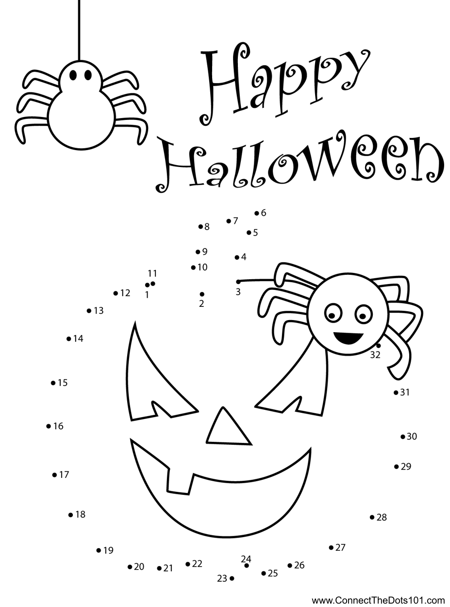 Pumpkin Dot To Dot Printable Worksheet Connect The Dots