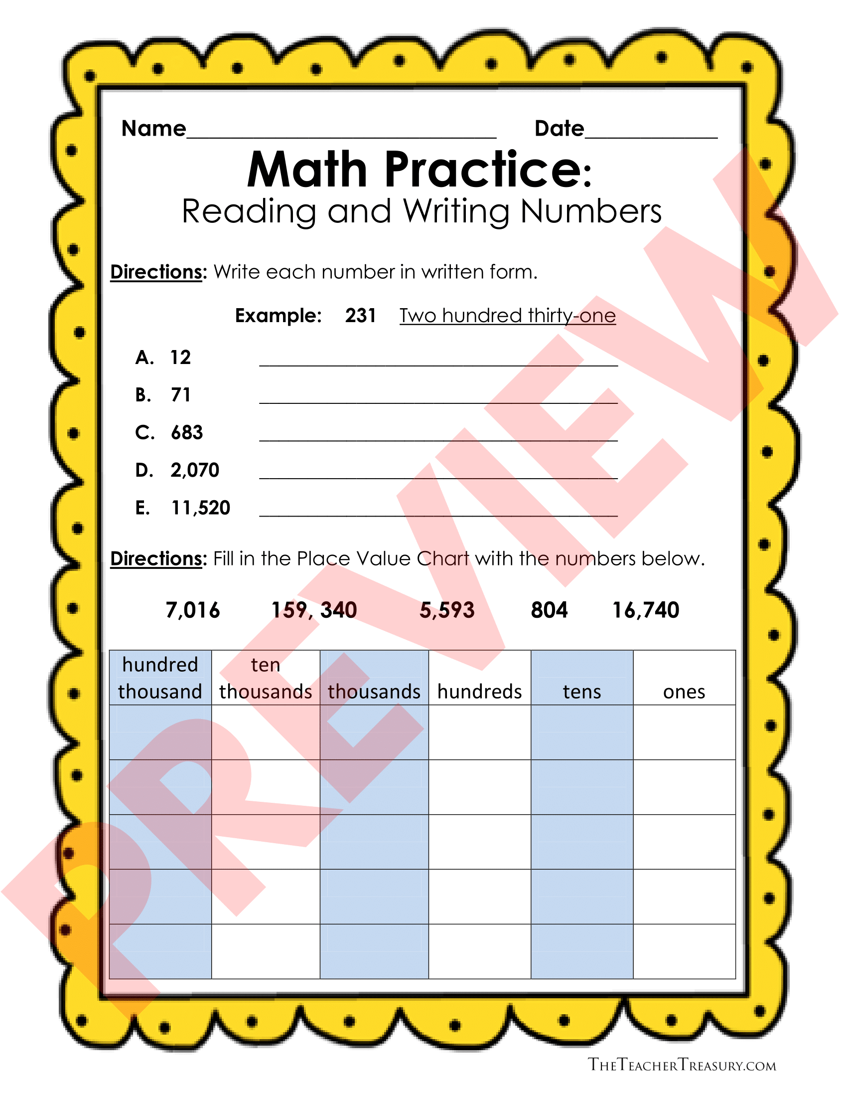 Reading And Writing Numbers In Expanded Form Standard Form And Written Form Reading And Writing Numbers In Expanded Form Standard Form And Written Form