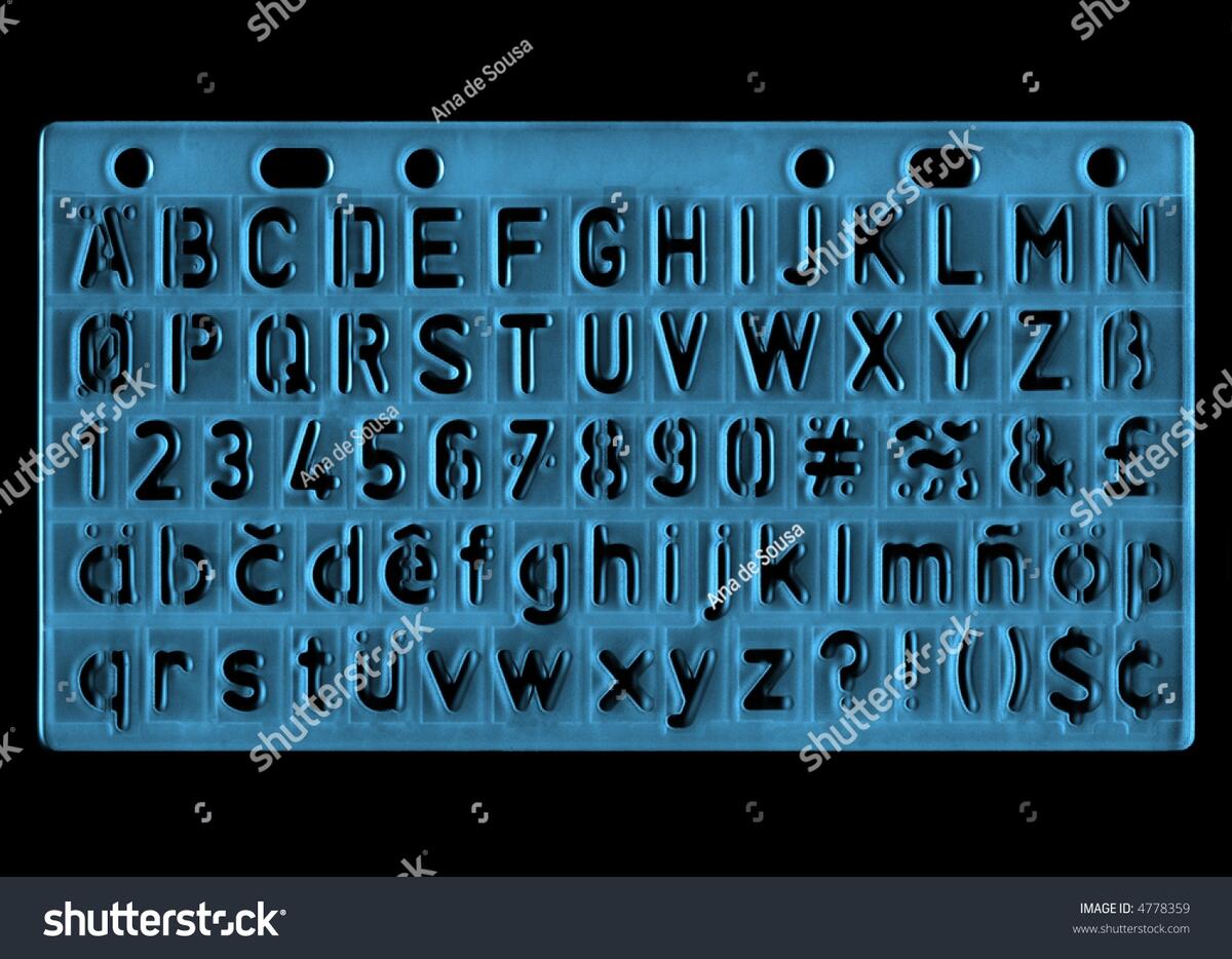 Ruler Alphabet Letter Trace Stock Photo 4778359 Shutterstock