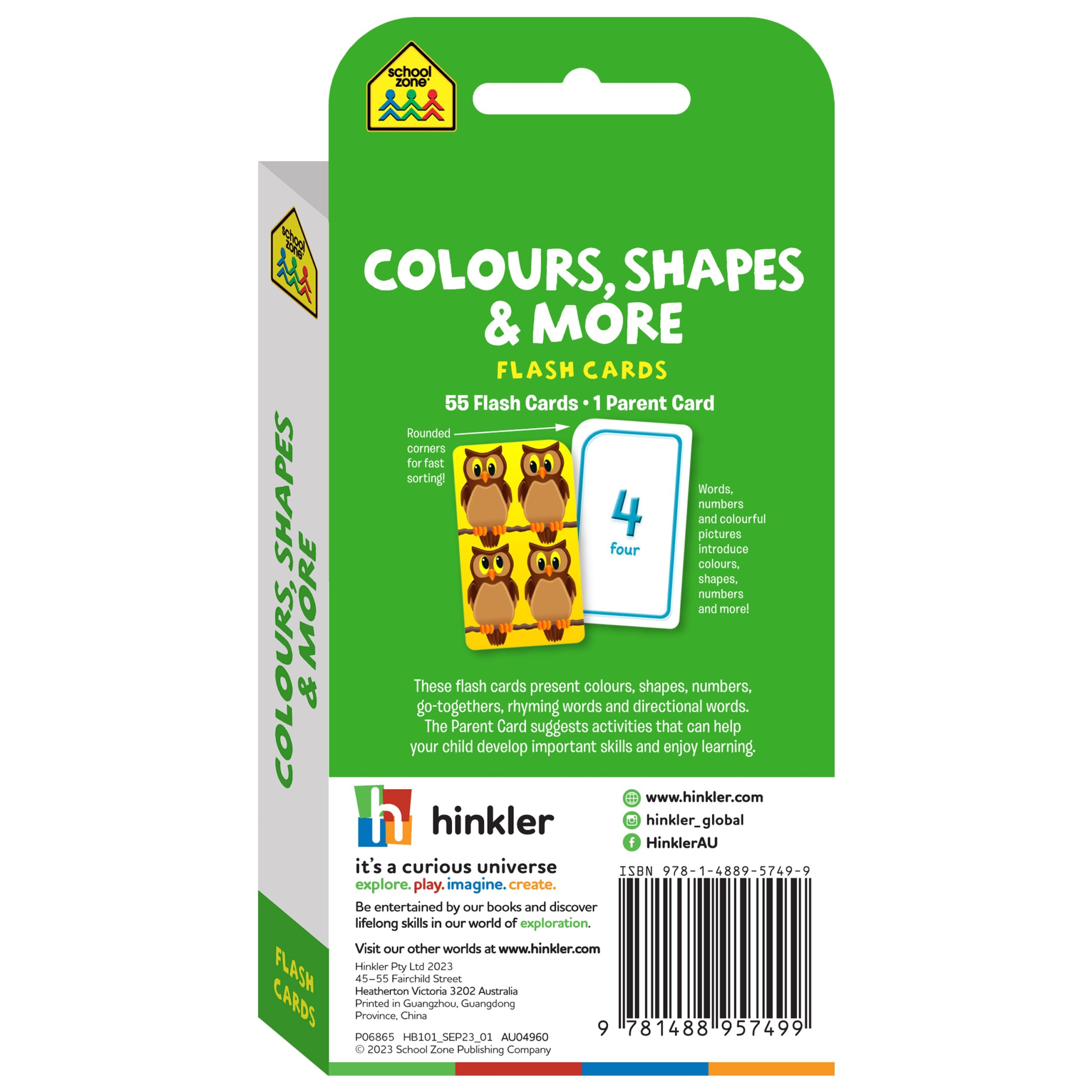 School Zone Colours Shapes More Flash Cards School Zone Early Learning Children Hinkler School Zone Colours Shapes More Flash Cards School Zone Early Learning Children Hinkler