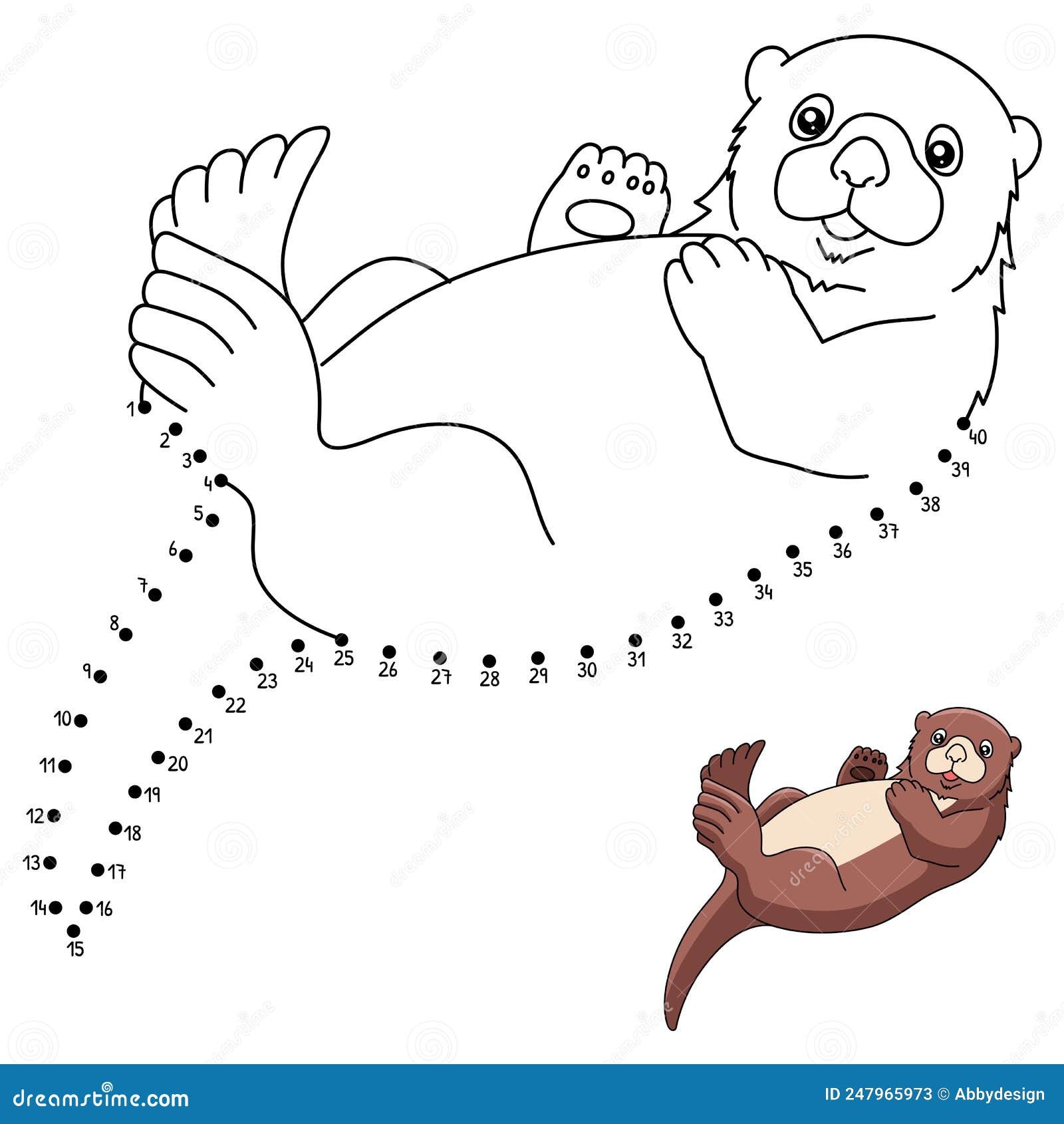 Sea Otter Coloring Page For Kids Stock Vector Illustration Of Wildlife Color 247965973 Sea Otter Coloring Page For Kids Stock Vector Illustration Of Wildlife Color 247965973