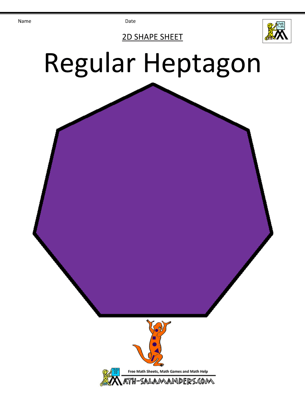 Shapes For Kids Regular Polygons