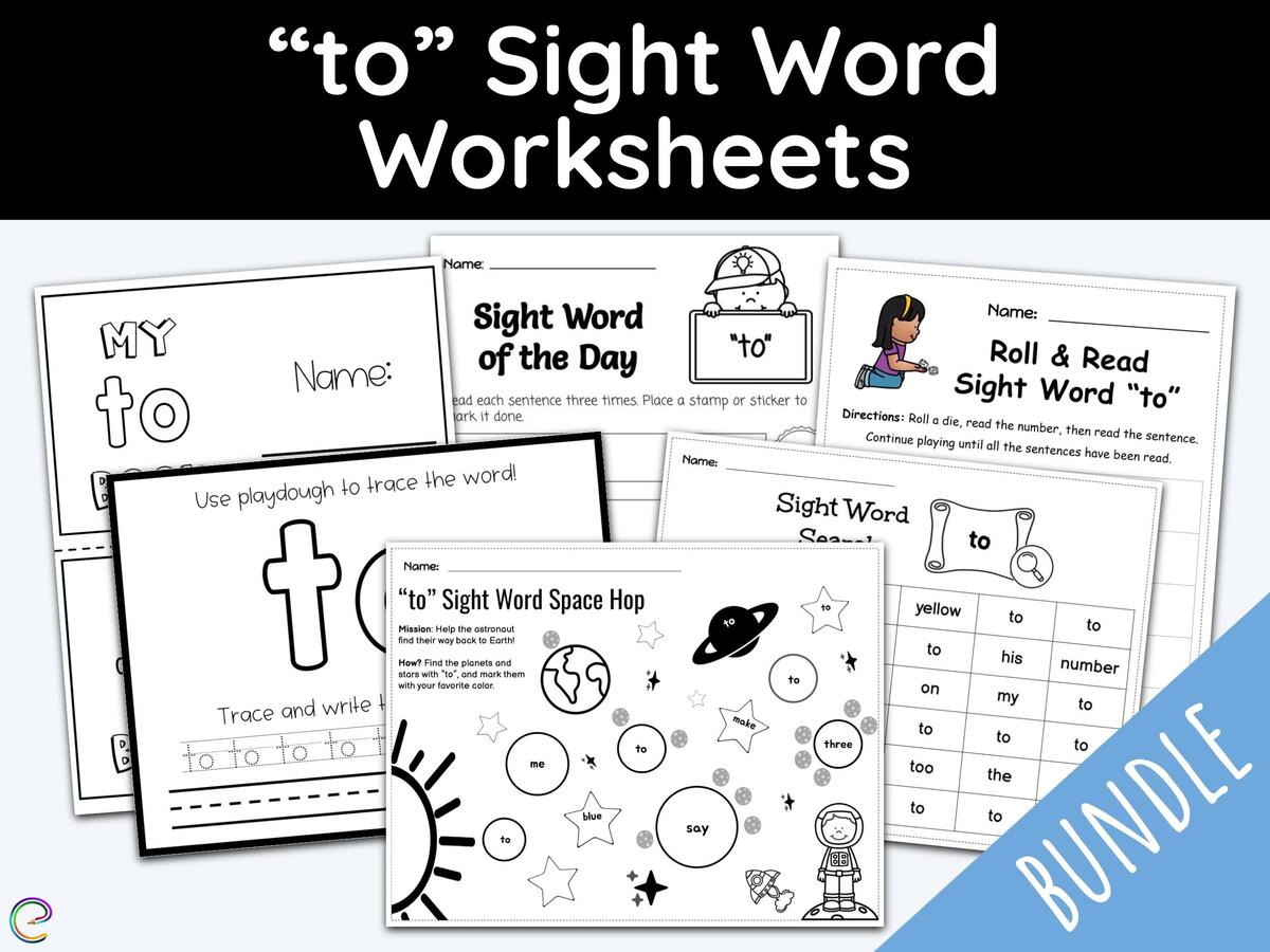 Sight Word Worksheet To Sight Word Sight Word Printable Learning Activities Reading Printable Early Learning Teacher Resources Etsy Sight Word Worksheet To Sight Word Sight Word Printable Learning Activities Reading Printable Early Learning Teacher Resources Etsy