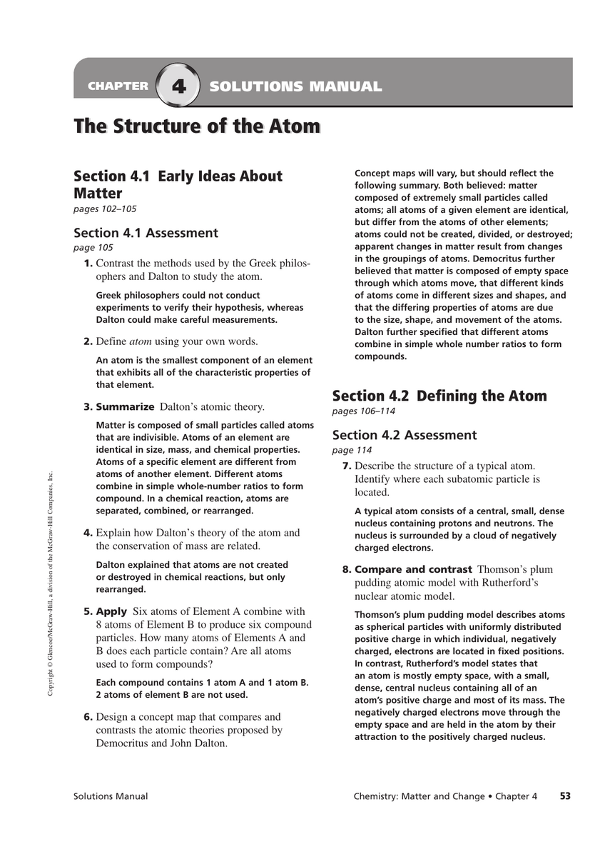 Solutions Manual Atomic Structure