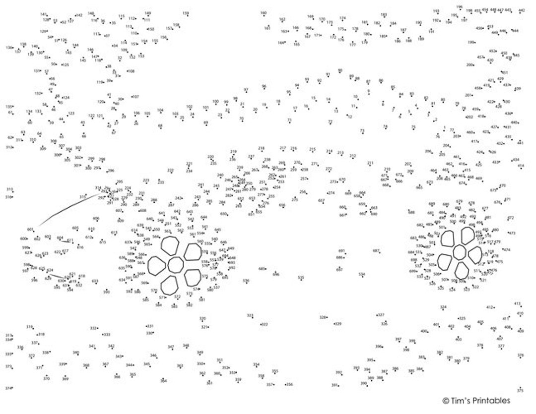 Sports Car Dot to dot Connect The Dots PDF Etsy