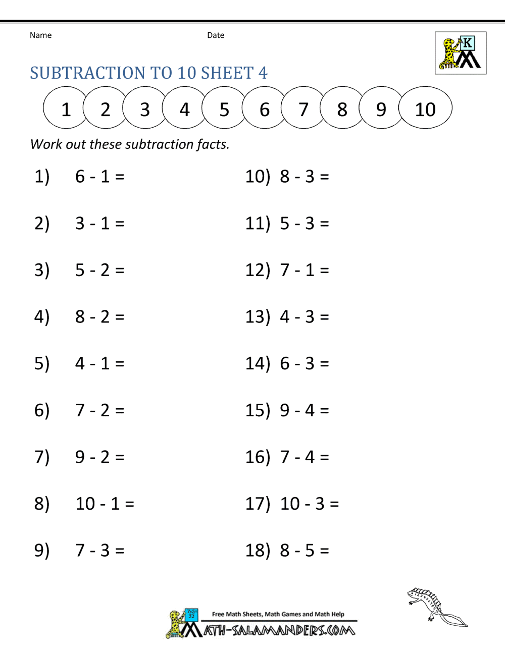 Subtraction Tables Worksheets Charts Math Drills PDF Free Printables Lettering SVG Files Tools Apps