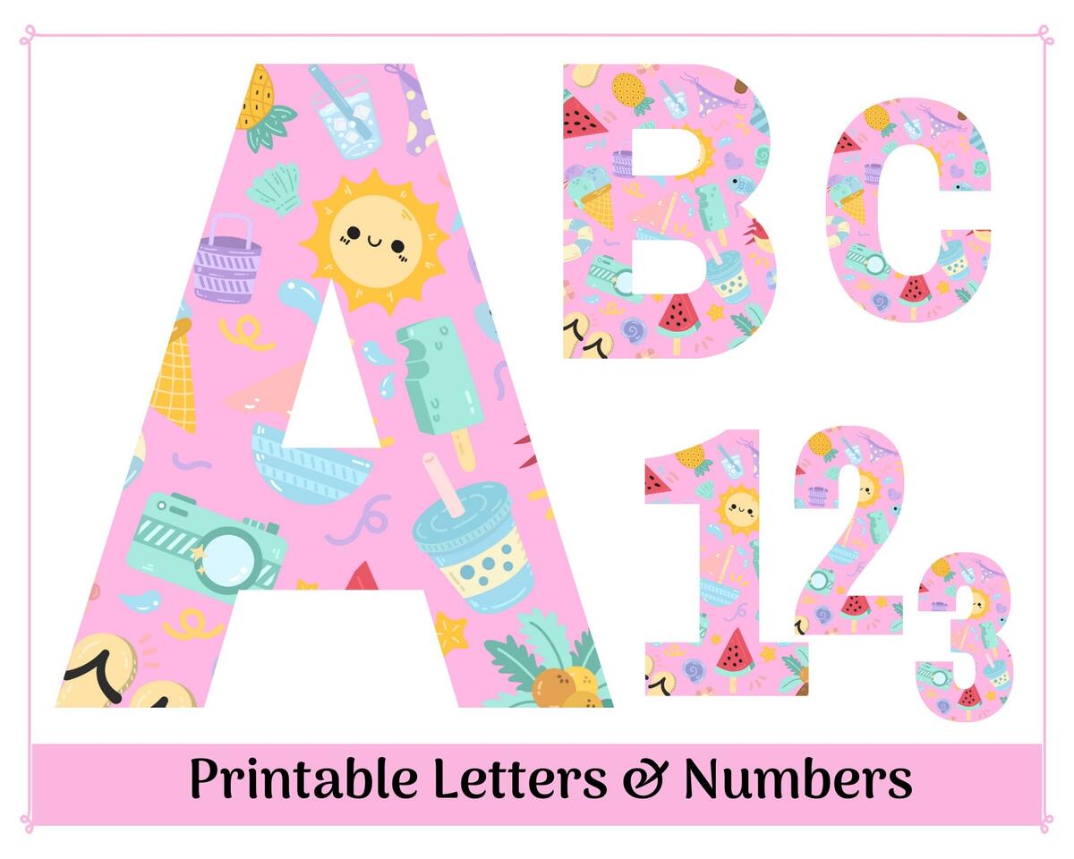 Summer Alphabet Clip Art Letters A Z Numbers Digital Download Etsy Israel Summer Alphabet Clip Art Letters A Z Numbers Digital Download Etsy Israel