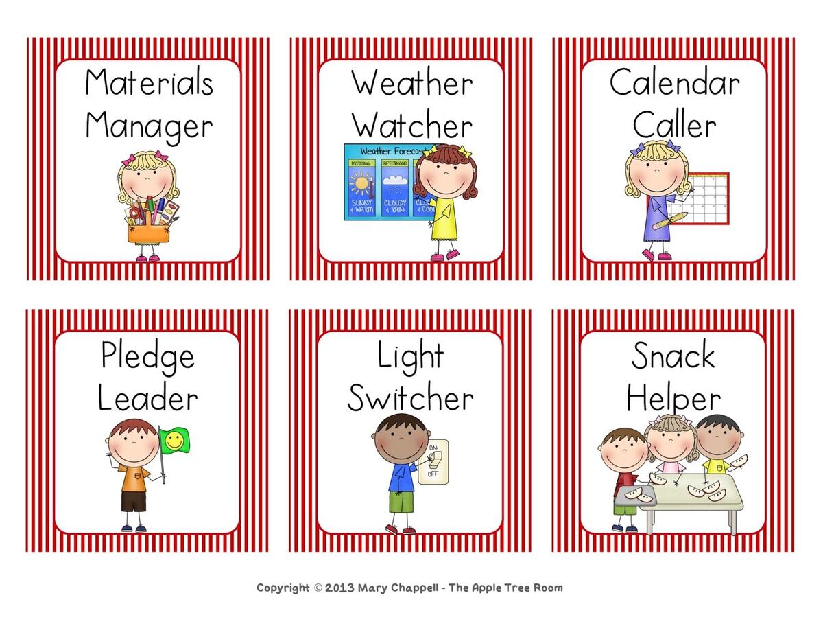 The Apple Tree Room 2 Sets Of Job Cards