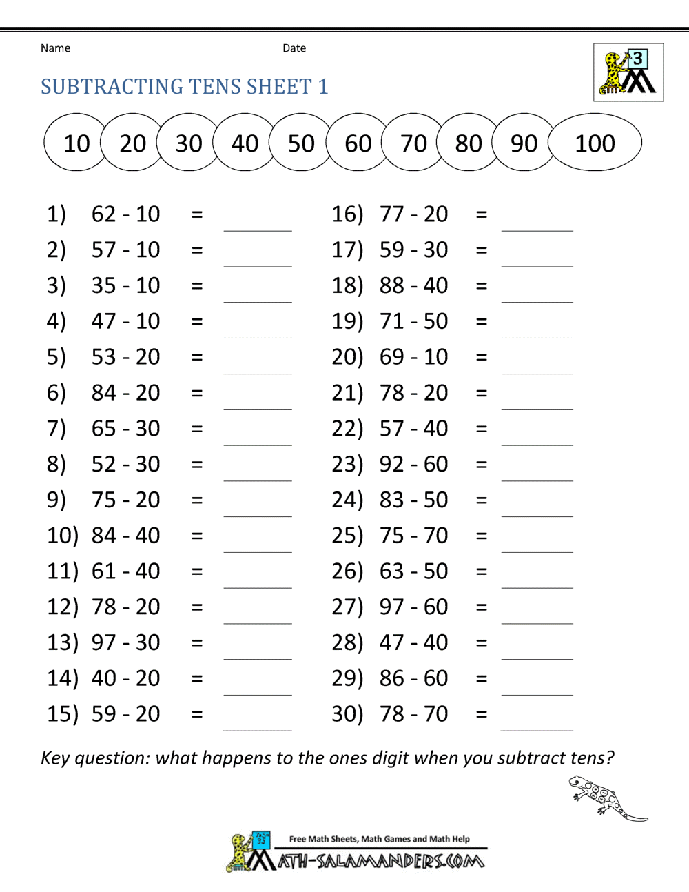 Third Grade Subtraction Worksheets 3 Digit Subtraction Worksheets Superstar Worksheets