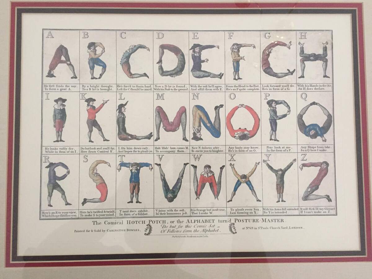 This Alphabet Print I Have From 1782 Doesn t Have The Letters J Or U R mildlyinteresting