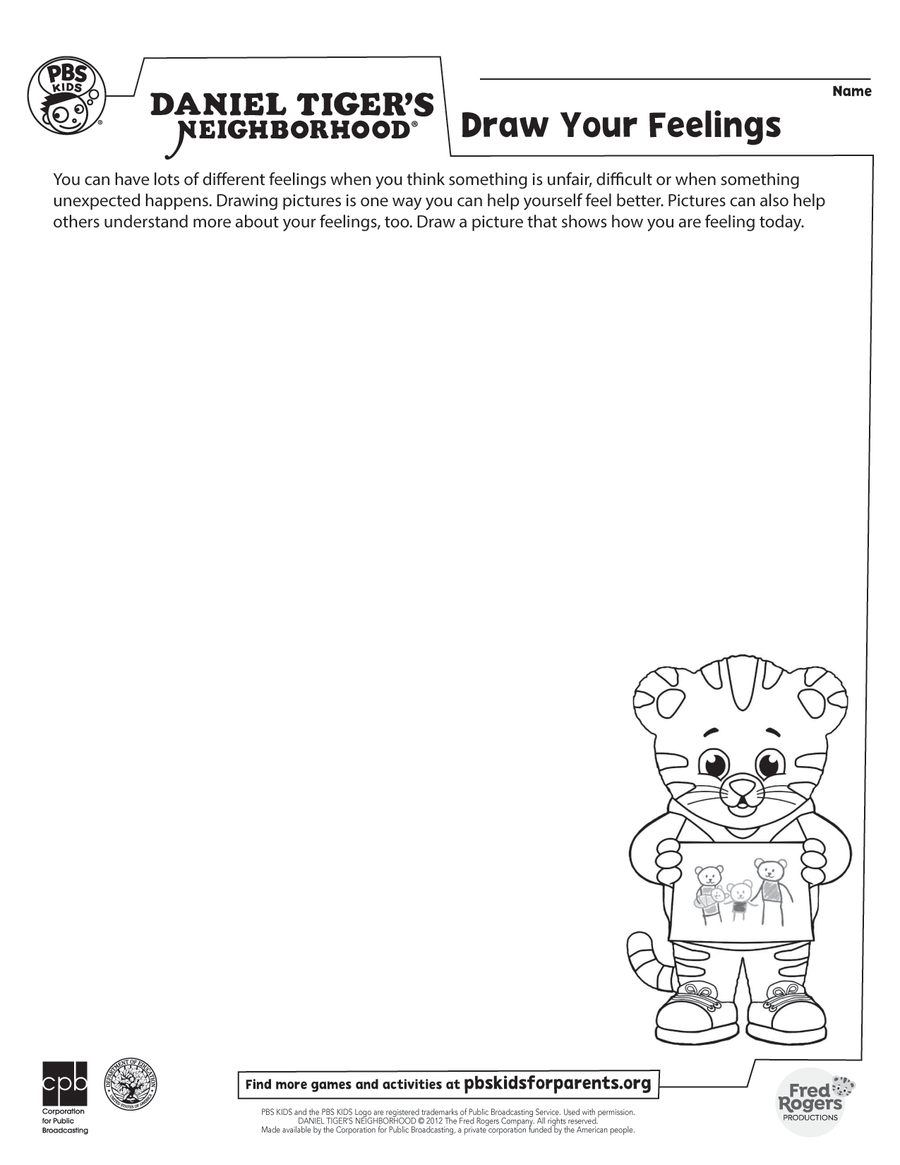 Trace Your Face Daniel Tiger S Neighborhood PBS LearningMedia Trace Your Face Daniel Tiger S Neighborhood PBS LearningMedia