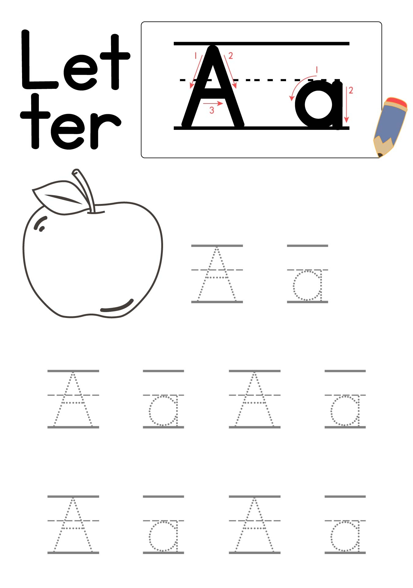 Tracing Alphabet Letters 20 Free PDF Printables Printablee