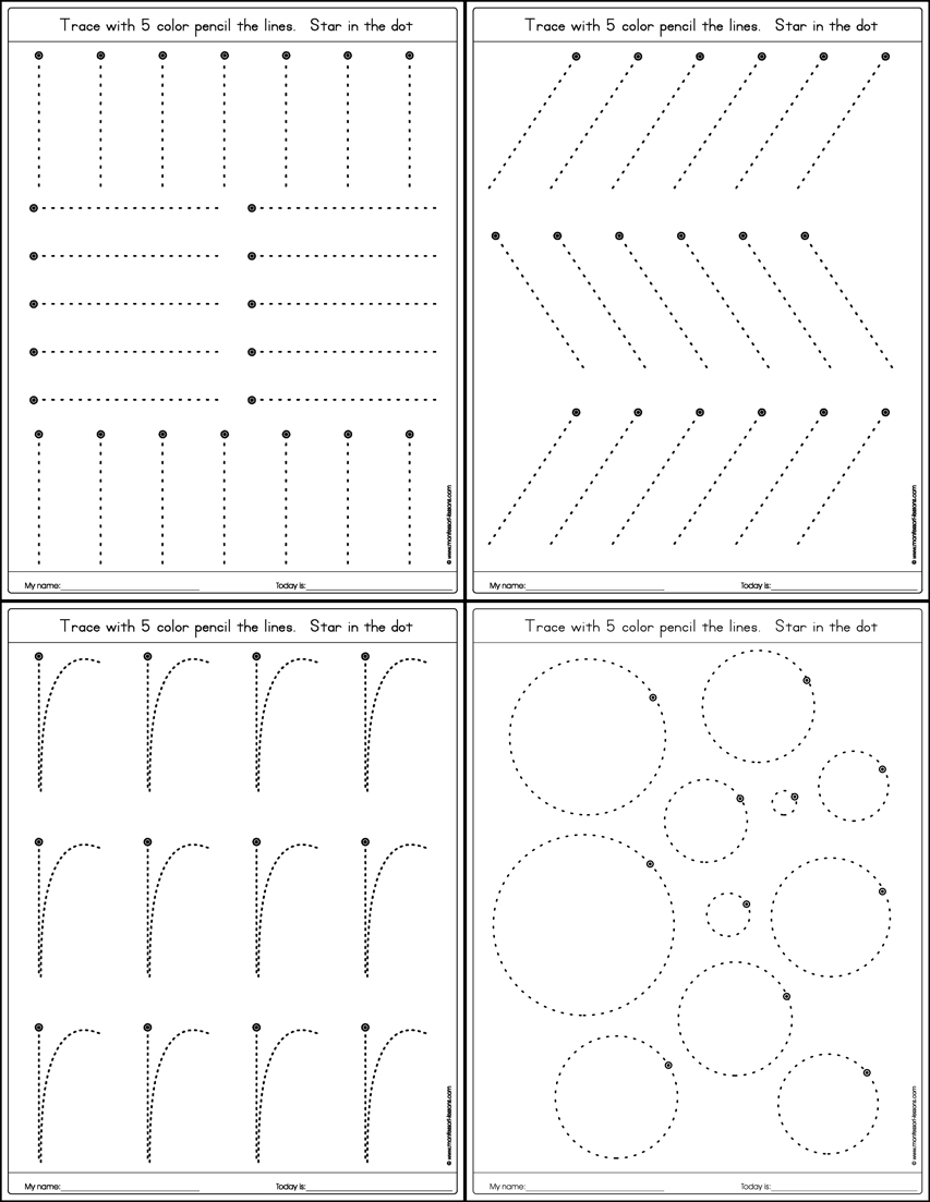 Tracing Big Approach Letters A Z Montessori Lessons