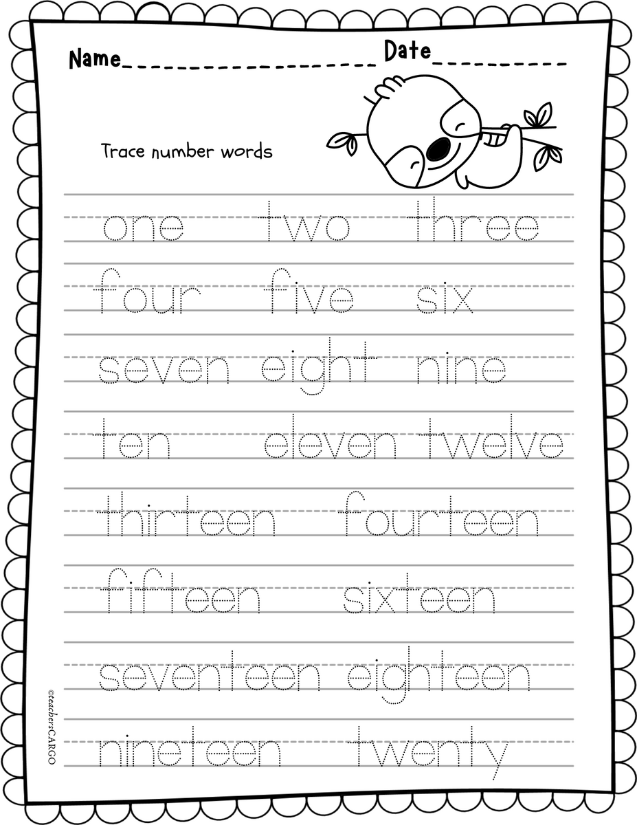 Tracing Numbers 1 20 Writing Numbers 1 20 Worksheets Fill In The Missing N Made By Teachers Tracing Numbers 1 20 Writing Numbers 1 20 Worksheets Fill In The Missing N Made By Teachers