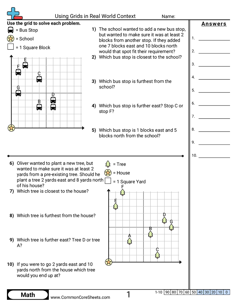 Using Grids In Real World Context Worksheet Download Using Grids In Real World Context Worksheet Download