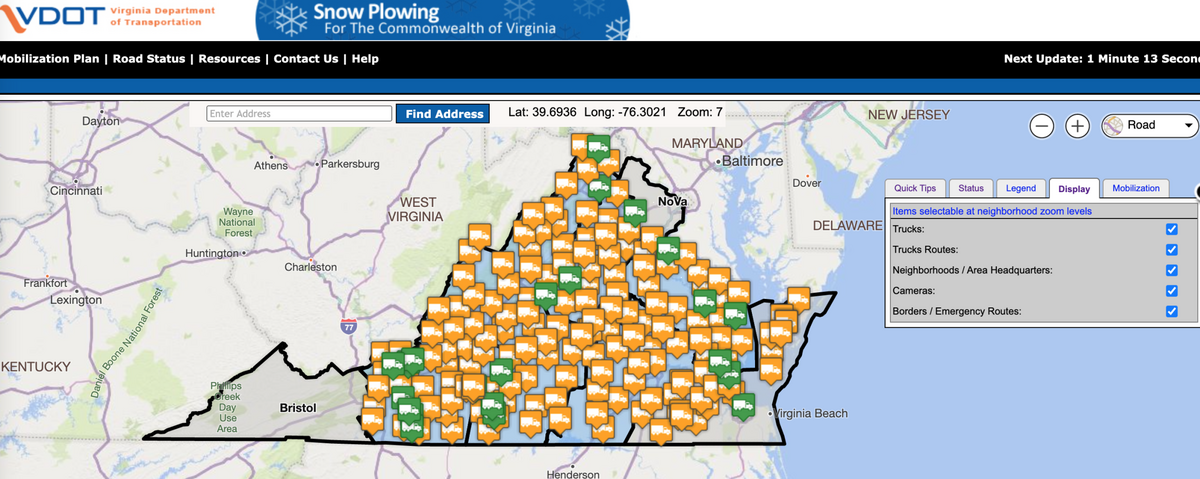 Statewide VDOT Is Prepped And Ready For Winter 220 Million Budget Virginia Department Of Transportation