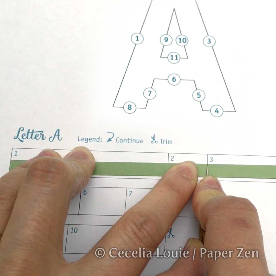 Welcome To Paper Zen Cecelia Louie Quilling Letters E Book 26 Patterns And Templates For Quilling The Alphabet