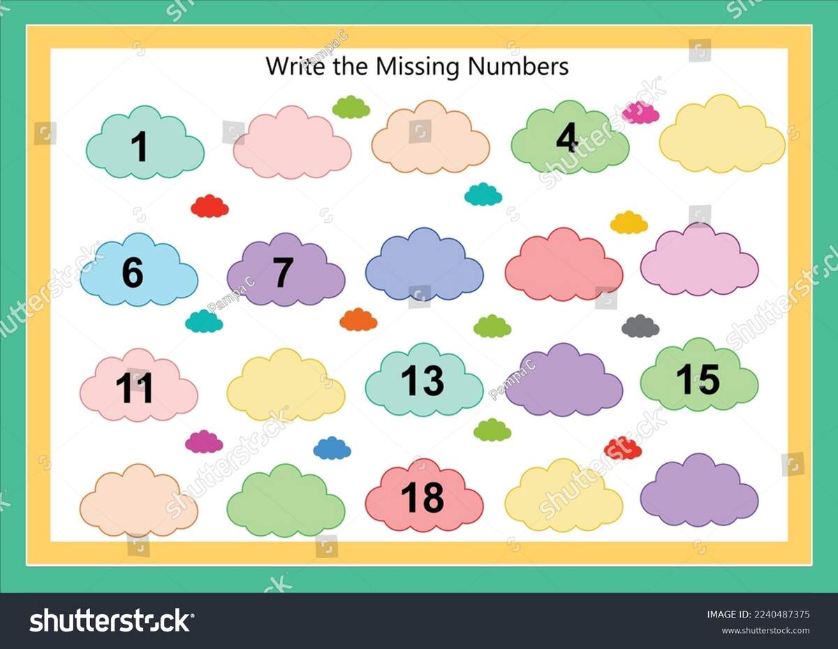 Write Missing Number Worksheet Number 1 20 Stock Vector Royalty Free 2240487375 Shutterstock Write Missing Number Worksheet Number 1 20 Stock Vector Royalty Free 2240487375 Shutterstock