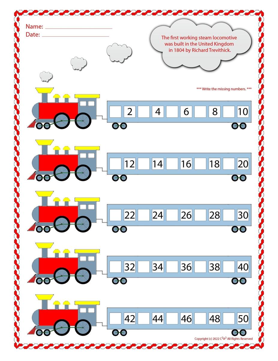 Write The Missing Numbers 1 To 100 Preschool Kindergarten Grade 1 10 Printable Worksheets Etsy Israel